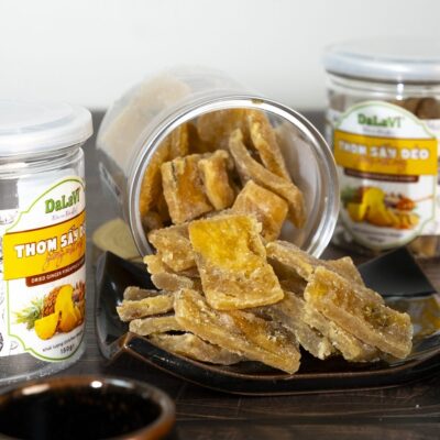 Thơm sấy dẻo gừng mật ong 3 thom say deo 1