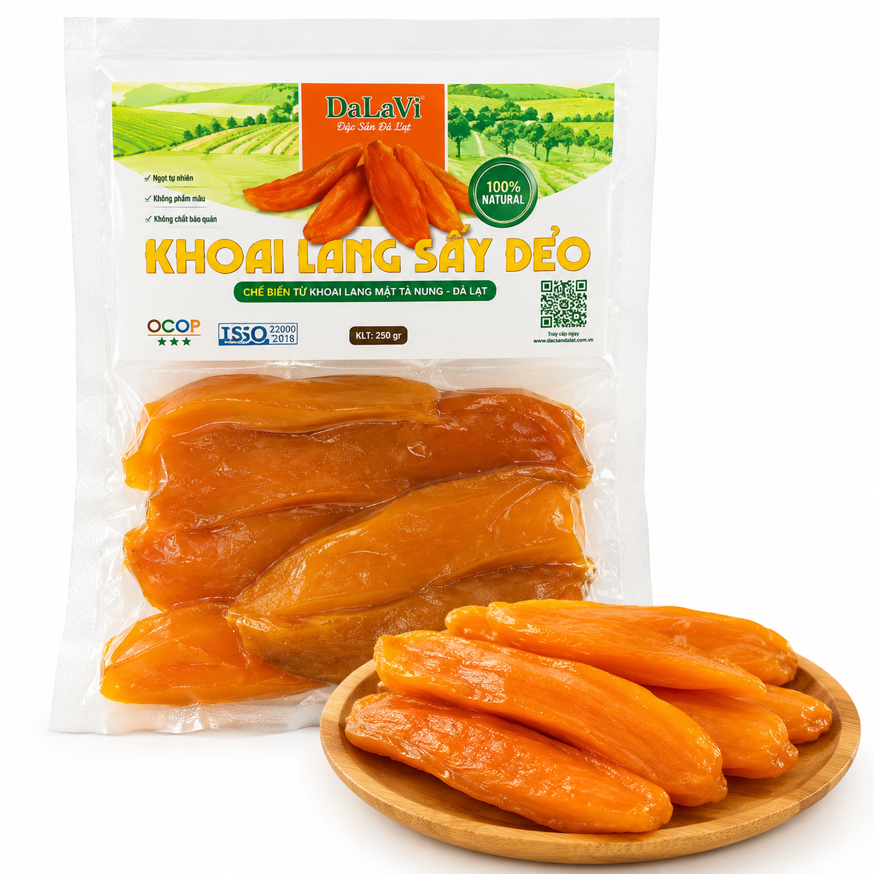 Khoai lang sấy dẻo 250gr